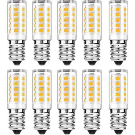 Lot de 10 Ampoule LED E14 - Blanc Chaud 3000K - 5W Equivaut à Ampoule Incandescente 50W - 500LM Non-Dimmable (1/4)