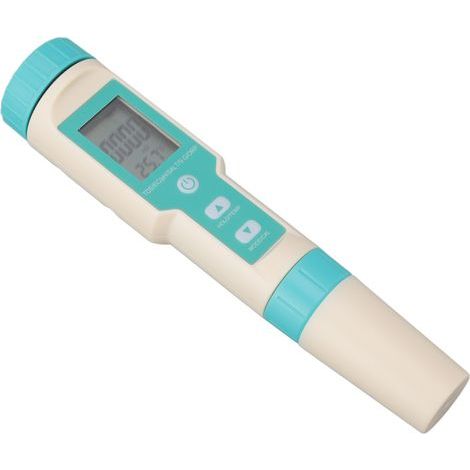 7-in-1 Wassertester, hochpräziser Stift zur Messung von ORP, pH-Wert, TDS, EC-Wert und Temperatur, multifunktionales digitales pH-Meter (inkl. Pulver, ohne Batterie) - Modell PH129 (1/5)