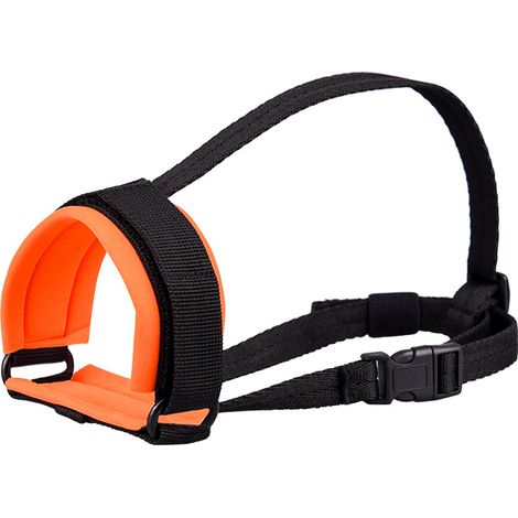 Pet Muzzle Dog Muzzle Adjustable Anti-biting Nose Hair Mask Traction Set Dog Muzzle Dog Training Belt For Middle Large Dogs (1/4)