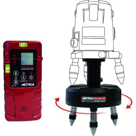 METRICA - Récepteur Laser et Base Rotative Intelligente pour un Alignement Précis - FOLLOW ME (1/5)