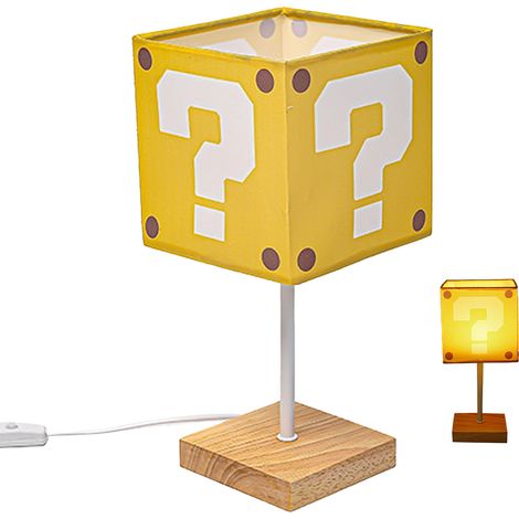 Lampe de chevet en bois de style européen, minimaliste et moderne, lumière chaude, pieds hauts, éclairage à intensité variable. (1/5)