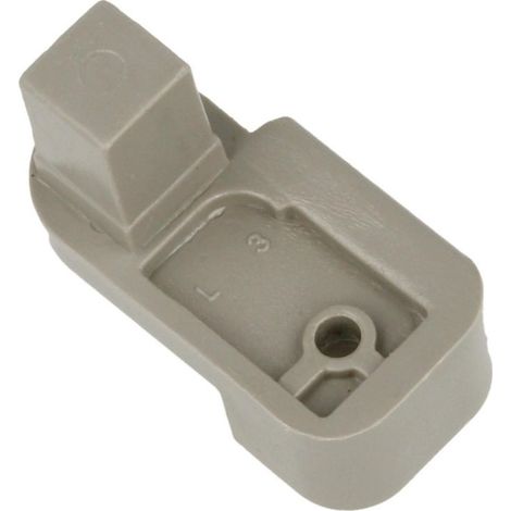 Ersatzteil - Grauer rechter Türstopper -  - WHIRLPOOL, ARISTON HOTPOINT, INDESIT, BAUKNECHT, IKEA, IGNIS, KITCHENAID, PRIVILEG