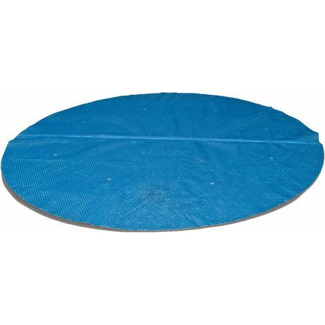 Runde Luftpolster-Poolabdeckung, 3,66 m Durchmesser, 120 Mikrometer dick, UV-beständig, Schnellbefestigungssystem (1/5)