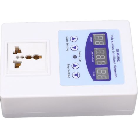 Thermostat Numérique Intelligent 110V-240V - Régulateur de Température avec Prise Européenne et Large Plage de Tension (1/5)