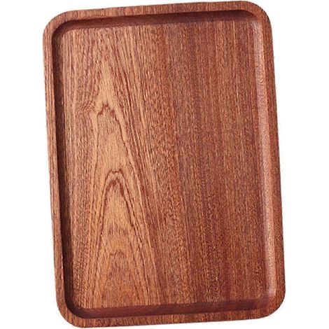 Serviertablett aus Holz für Partys, dekoratives Serviertablett, Holz, Serviertablett für Vorspeisen, Holzteller, Servierplatte für Kaffee, Landhausstil-18cmx25cmx1.5cm (1/5)
