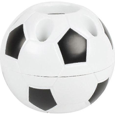 Porte-stylo, boîte de rangement pour crayons de bureau, crayons à motif football, fournitures scolaires pour étudiants.-Black