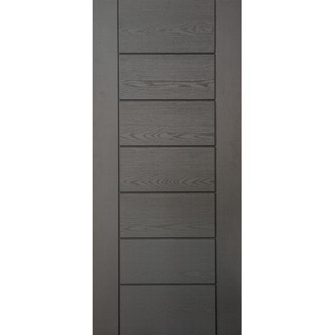 Pannello per Porta Blindata in Vetroresina da Esterno Helios Grigio 90x210