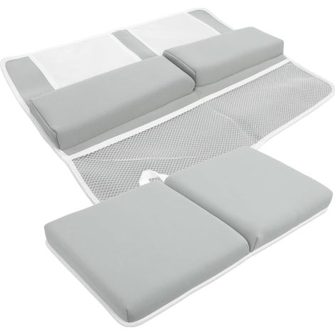 Tapis Antidérapant pour Bain Bébé Coussin Rembourré Genoux et Protection de Bras Confortable pour Bain Pliable en Tissu Souple (1/5)