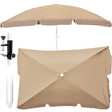 Garten- und Strandsonnenschirm, neigbar, robust, Durchmesser 200 cm, faltbar, mit Griff