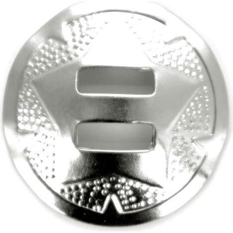 M: Conchos argentata in metallo per sella western