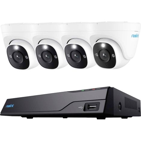 Reolink NVS8-12MD4 Überwachungskamera-Set Schwarz 8MP (1/5)