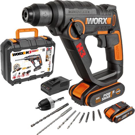 Marteau perforateur sans fil 20V H3 WX390.1 (1/5)
