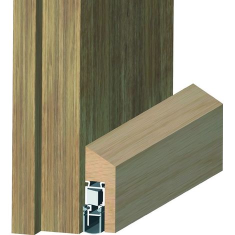 Junta de puerta Schall-Ex® Applic T 1-s.L.930mm Alu.Roble crudo HLT ATHMER