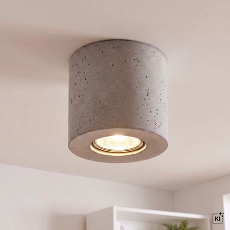 Betonlampe Flur Wohnzimmer Decke Spot MARILLA (1/5)
