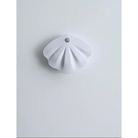 Lampe LED intelligente rechargeable avec capteur de corps humain, veilleuse magnétique sans câblage, applique murale intérieure, numéro de porte(Blanc) (1/3)