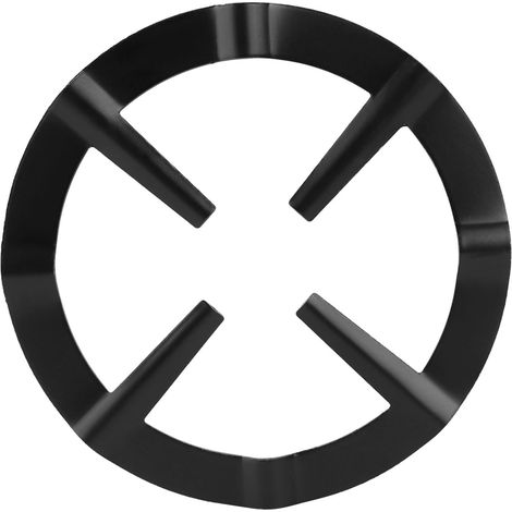 Support de brûleur rond en acier inoxydable noir pour cafetière Moka, grille de support de plaque de cuisson, ustensiles de cuisine. (1/5)