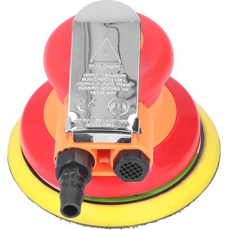 Pneumatischer Schleifer, Gummi, hochkohlenstoffhaltiger Stahl, Edelstahl, ABS, Exzenterschleifer, 5 Zoll (1/5)