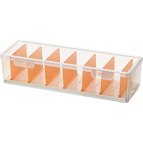 Sollbry 1 Boîtes de Rangement pour Câbles avec Couvercle,  Boîte de Rangement pour Câbles avec 7 Compartiments Réglables pour Bureau, Bureau, Maison (1/5)