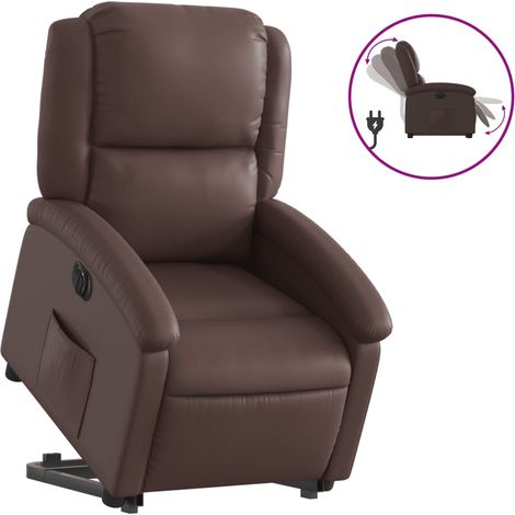 Maison Exclusive - Relaxsessel mit Aufstehhilfe Elektrisch Braun (1/5)