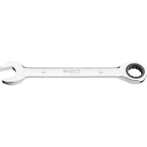 Chiave a forchetta con cricchetto, 24 mm