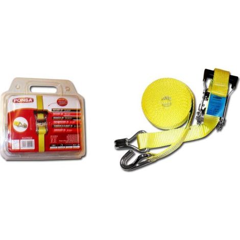 RATCHET 35mm ERGONOMICO 5,5+0,5m GANCHO CERRADO 027,046,035,108 PONSA
