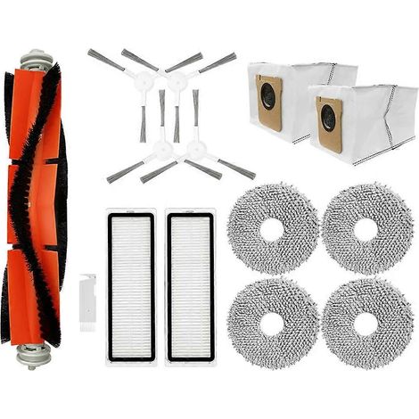 Filtre pour aspirateur brosse pour aspirateur Filtre de brosse pour aspirateur filtre de avec Xiaomi Mijia Omni 2 C102CN Robot Aspirateur Main Side Brosse HEPA Filtre Serpillière Cloths Dust Bags Acce (1/5)