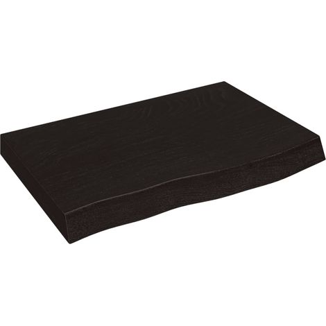 Maison Exclusive - Waschtischplatte Dunkelbraun 60x50x(2-4)cm Mas