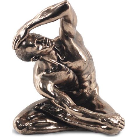 Statuette en résine Homme nu 22 cm