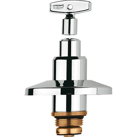 Tete Grohe 11551 pour robinetterie encastrée, avec clé, 3/4"