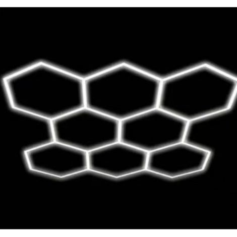 Kit 8 éclairages LED Hexagonal 280W - 120lm/W - Blanc Froid - SILUMEN (1/5)