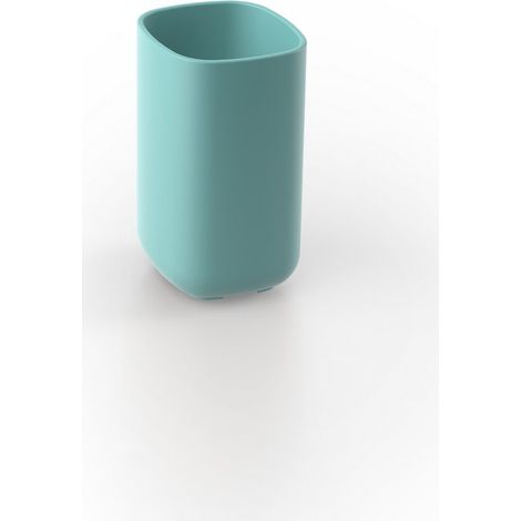 Metaform - Porta spazzolini da appoggio Turchese in Resine Termoplastiche Mod. Pod