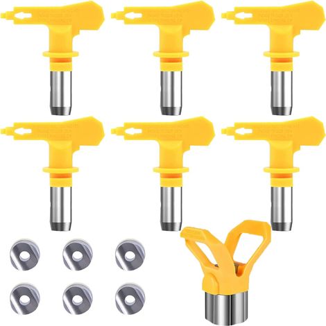 Kit de 6 buses de pulvérisation Airless — Buses pour pistolets à peinture haute pression (Modèles : 515/517/519/521/523/525) (1/5)