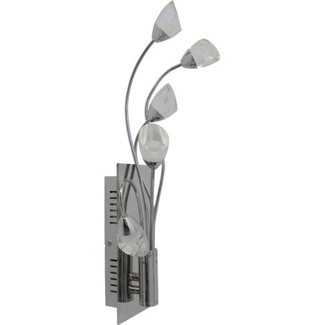 Naeve SHINNY Applique murale LED chromée 3000K (1/4)