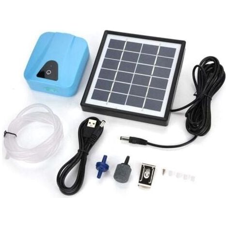 Professional solar pond aerator, oxygen pump, pond air pump, solar-powered air pump, solar-powered aerator for garden pond aeration aquariums, 2 l/min MUMU (1/4)