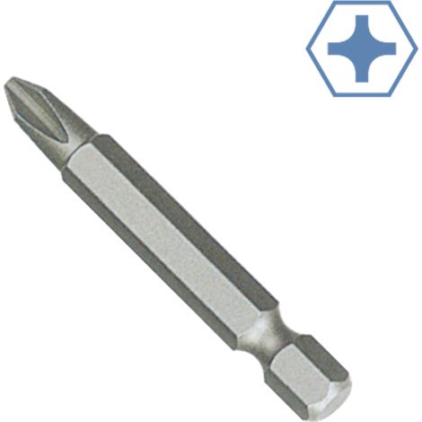 Embout de vissage cruciforme PH1 S2, 50mm