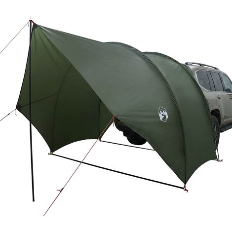 vidaXL Toldo Trasero Resistente al Agua Verde militar (1/2)