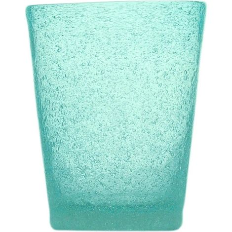 Zani Serafino Bicchiere Glass Turchese in Pasta di Vetro