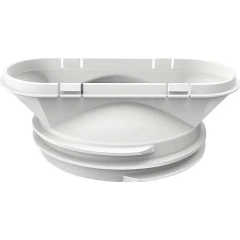 Adaptateur de Tuyau D'Échappement de Climatiseur Connecteur de Fenêtre pour Climatiseur Portable Compatible avec Tuyaux de 5,9 pouces/5 pouces ABS Connecteur de Port d'Échappement de Climatiseur