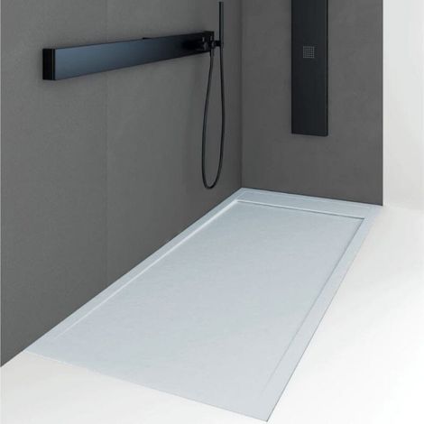 Plato de ducha resina QUORE ceniza  80x100cm