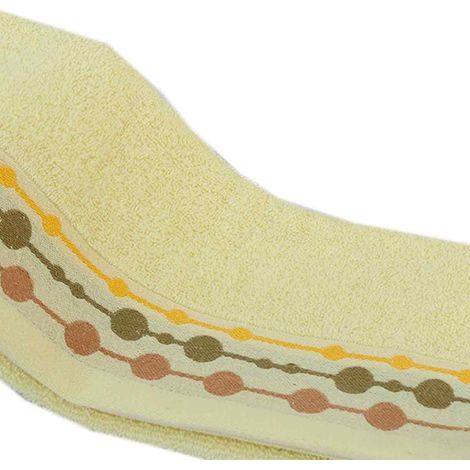 2 serviettes de toilette en coton, motif carreaux, 32 x 72 cm, douces et absorbantes, pour hôtel ou maison (1/5)