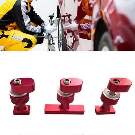 Languettes adhésives pour débosselage automobile, languettes d'extraction en aluminium (1/4)