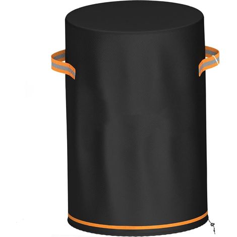 Housse pour brasero Rond en Tissu Oxford 600D avec Cordon de Serrage imperméable et Coupe-Vent idéale pour protéger Votre mobilier de Jardin.