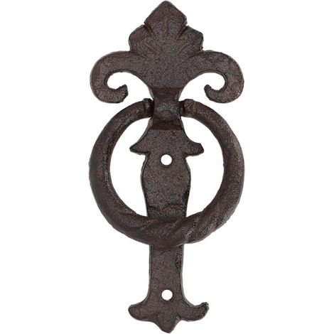 Battente decorativo per porta in ghisa, 16 cm