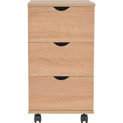 Maison Exclusive - Cassettiera 33x45x60 cm Quercia (1/5)