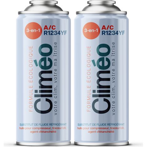 Climeo 3 en 1, 2 latas, R1234yf