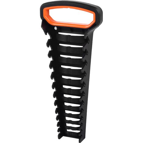 Organizador de llaves ajustable, soporte para 12 llaves, con asa de transporte. (1/5)