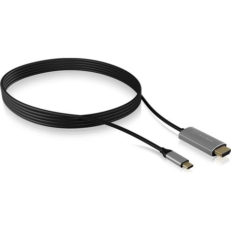ICY BOX IB-CB020-C - Adaptateur USB 3.1 Type C vers HDMI (1/4)