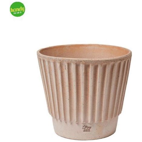 Vaso in terracotta Teraplast Bronte Galestro 13 x 13 x 11 cm