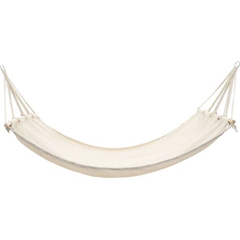 Maison Exclusive - Amaca con asta 210 x 150 cm crema (1/4)