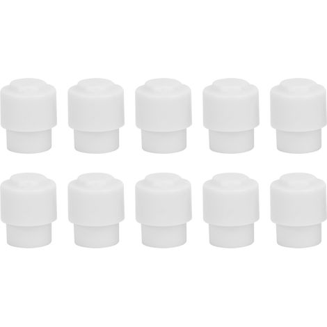 10 pièces capuchon bouton interrupteur pour guitare électrique, accessoire blanc (1/5)